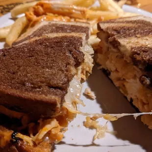 Turkey reuben with sauerkraut--PHENOMENAL!!!