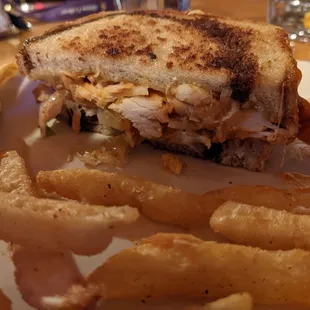 Maybe the best turkey reuben with sauerkraut that I've ever had