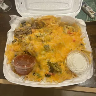 nachos, food
