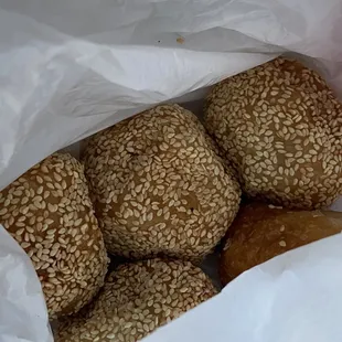 Red Bean Sesame Balls