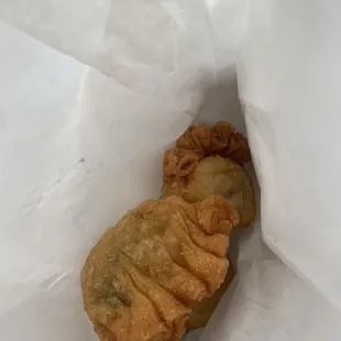 Fried Shrimp Crescents