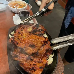 Pork ribs gochujang souce