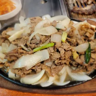 Dinner@New Hyung Je Korean Restaurant 1/15/2023. David Ordered Bulgogi. Was Ono 4 Korean Food, came here. Was Good.Mahalo Nui Hubby David!!