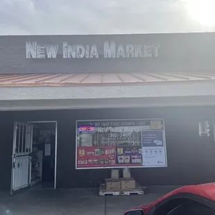 the front of the store