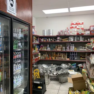 refrigerated food and beverages