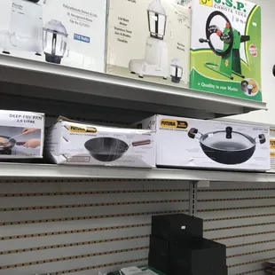 Large variety of pots and pans