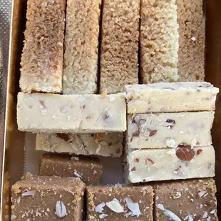 a variety of sweets