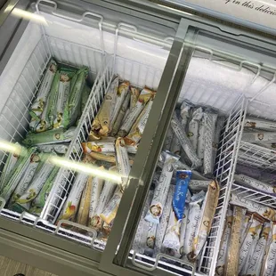 a refrigerated display case