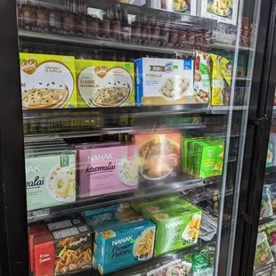 Frozen sweets and Indian treats