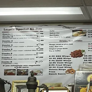 menu, sushi and sashimi