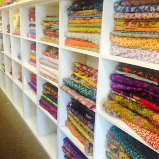 Great colors and selection of different types of fabrics with amazing colors and selections