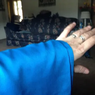 For my next piece, 4 yards of the most beautiful sheer.