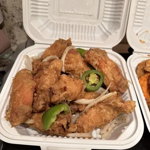 Salt and Pepper Chicken Wings