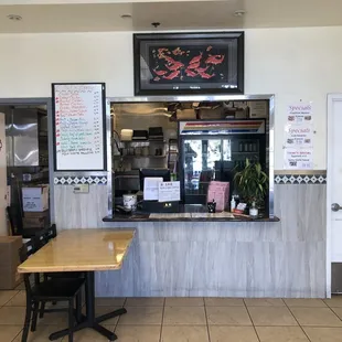 the interior of a restaurant