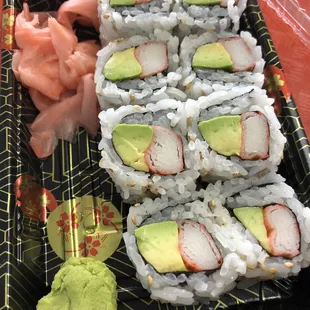 Cali roll no sauce