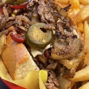 Hot Cherry Pepper Cheesesteak