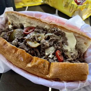Hot Cherry Pepper Cheesesteak