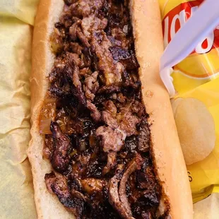 Pizza Cheesesteak.