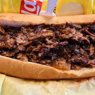 Pizza Cheesesteak.