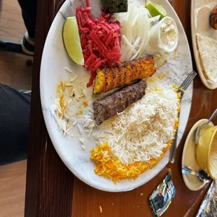 Combo koobideh