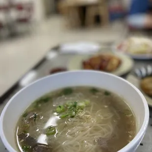 Pork Pig Intestine Noodle Soup