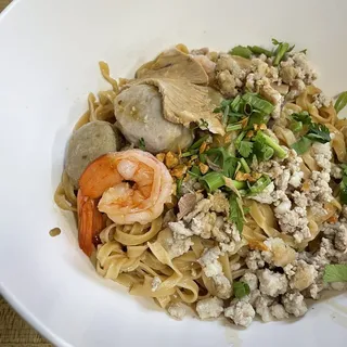 6. Combination Egg Noodle Soup