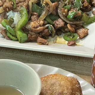 42. Chicken Lemon Grass on Steam Rice