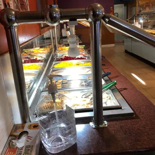 Dessert bar where the jello was spoiled!