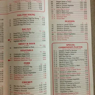 Menu page 2