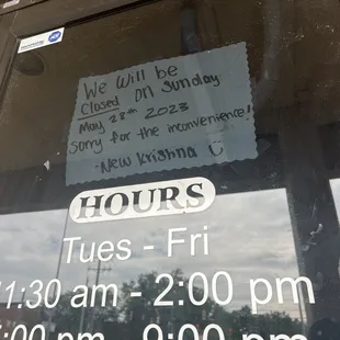 Disappointing that they can&apos;t update their voicemail and let people know they are closed