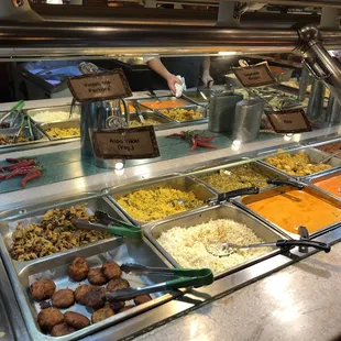Lots of interesting vegetarian options.