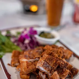 Off-the-Menu Menu: Fried Pork Belly w/ Nam Prik Num ($16)