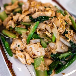 #43: Pad See-Ew Pan Fried Noodles w/ Dark Soy Sauce ($18)