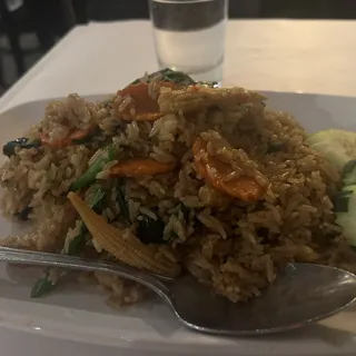 Basil Fried Rice Vegetables