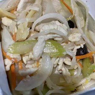 Crispy Noodle Chicken Chow Mein