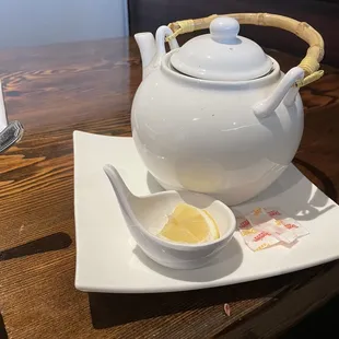 This is fresh brewed green tea. Absolutely sublime