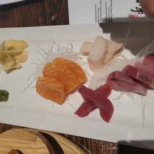 Sashimi appetizer