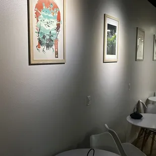 artwork on the wall
