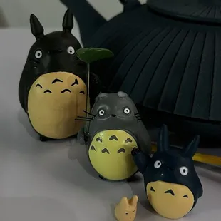 totoro and totoro figurines
