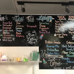 New Level Nutrition:  Menu (Teas) (11 Jun 2021)