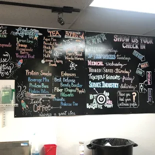 New Level Nutrition:  Menu (Teas)