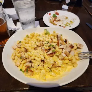 Mac n Cheese with Chicken.