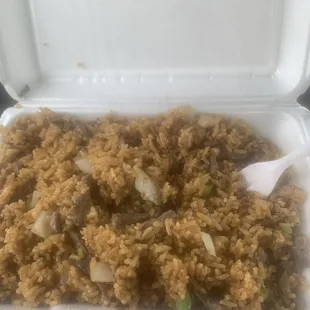Beef fried rice
