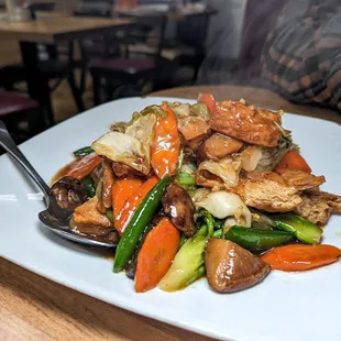 stir fry tofu w/vegetables
