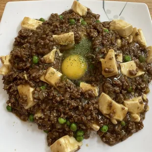 Minced Beef Over Rice