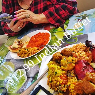 a woman using her cell phone