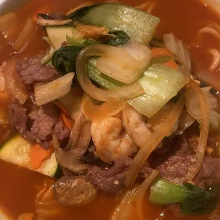 Jam Pong (Champong) soup