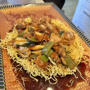Cantonese Style Pan Fried Noodles