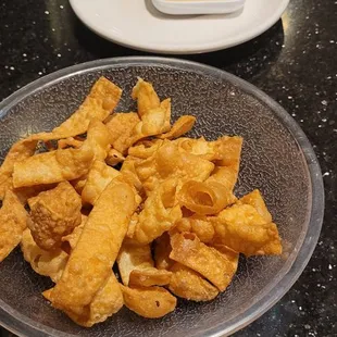 Chinese chips while waiting for dinner