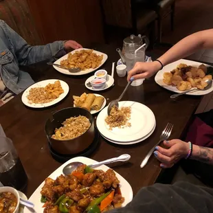 Family Dinner A on the menu